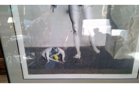 PAUL WUNDERLICH LITHO SELF PORTRAIT/EPREUVE D'ARTIST SIGN