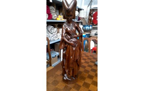 ESTATUA MUJER, , MADERA