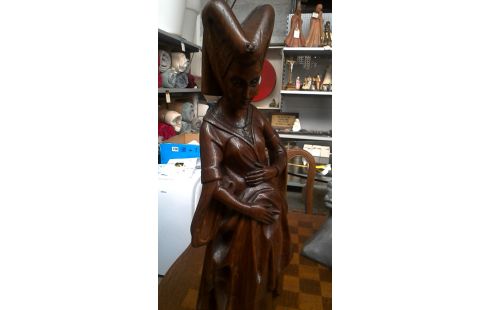 ESTATUA MUJER, , MADERA