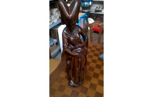 ESTATUA MUJER, , MADERA