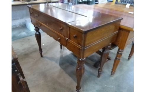 BUREAU SECRÉTAIRE BOIS 4 TIROIRS