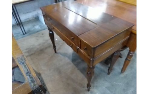 BUREAU SECRÉTAIRE BOIS 4 TIROIRS