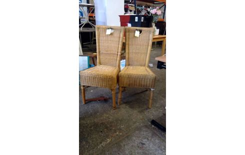 CHAISE EN OSIER LA PIECE