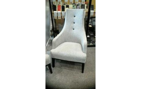 SESSEL 1 STOFF GRAU MODERN