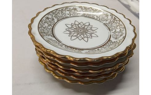 COUPELLE DORÉE LES 6 ASSIETTE