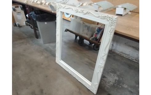 MIROIR MOULURES BLANC