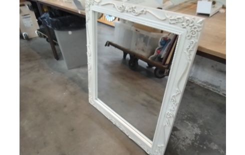 MIROIR MOULURES BLANC