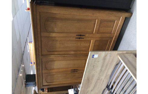 GARDE ROBES CHENE MASSIF 4 PORTES