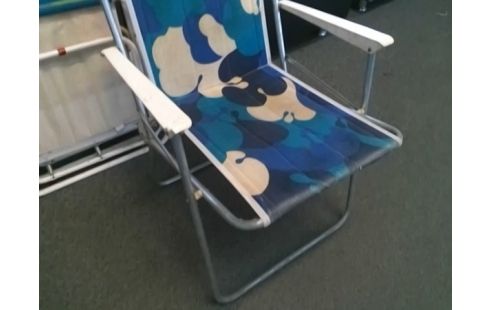 CHAISE PLIANTE COLOREE VERT BLEU BLANC