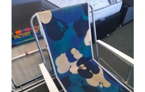 CHAISE PLIANTE COLOREE VERT BLEU BLANC