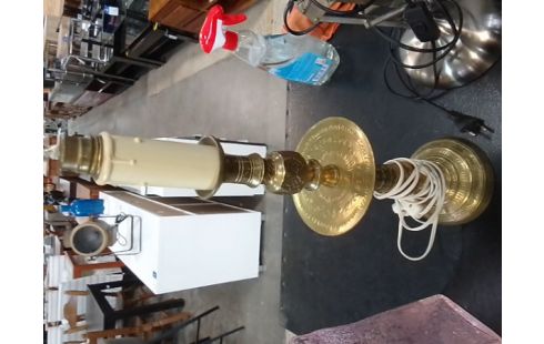 LAMPE DECO BOUGIE DORE