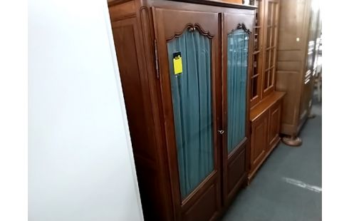 BIBLIOTHEQUE 2 PORTES RUSTIQUE