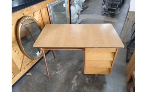 BUREAU D'ECOLIER 4 TIROIRS BOIS METAL