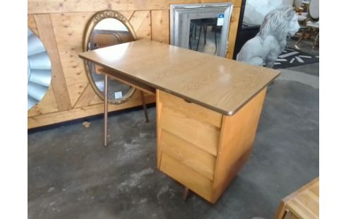 BUREAU D'ECOLIER 4 TIROIRS BOIS METAL