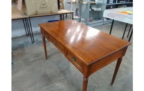 BUREAU MINISTRE 3 TIROIRS BOIS