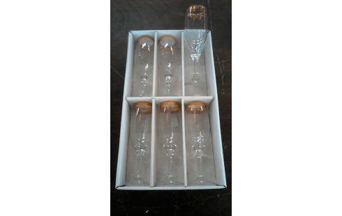 FLUTES A CHAMPAGNE LOT DE 6