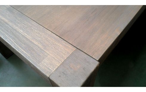 TABLE DE SALLE A MANGER CERUSE CHENE ALLONGE