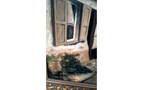 SCHILDERIJEN HOEVE GESIGNEERD WOUTERS