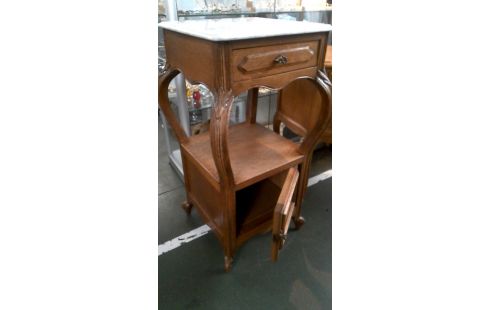 NACHTKASTJE EIK MARMER 1D1L ST L XV