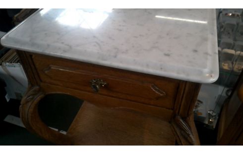 NACHTKASTJE EIK MARMER 1D1L ST L XV