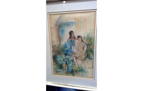 PASTELTEKENING GETEKEND