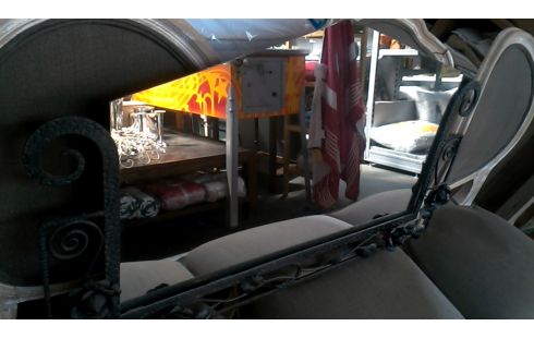 SPIEGEL ART DECO SMEEDIJZER ROZEN