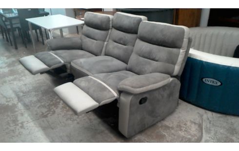 SOFA 3 PLÄTZE GRAU