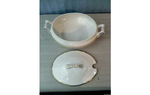 SUPPENTERRINE +DECKEL PORZ. WEISS <BAVARIA>