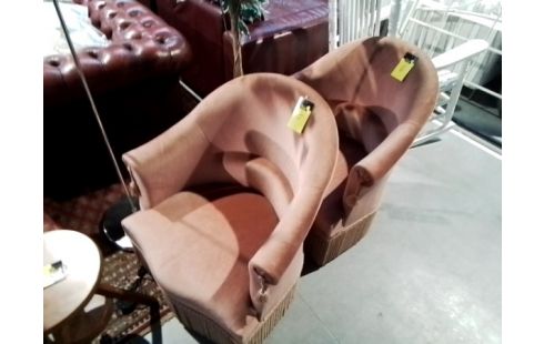 FAUTEUIL CRAPAUD ROSE