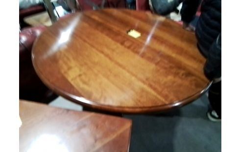 TABLE RONDE MERISIER PIED CENTRAL +2ALL