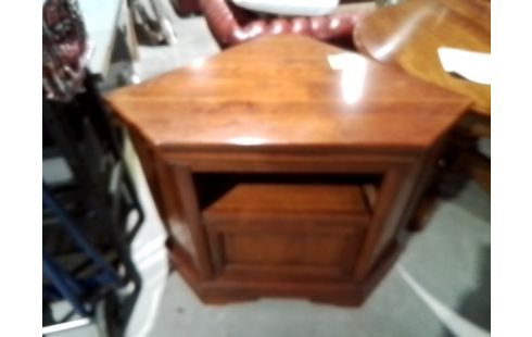 MEUBLE TV D ANGLE EN MERISIER