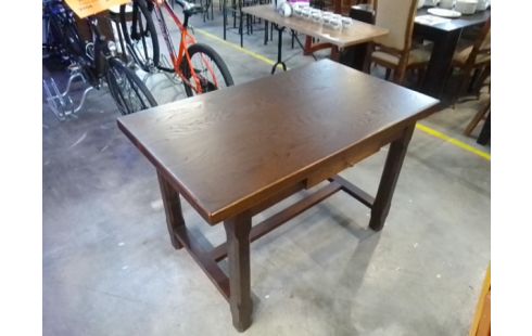 TABLE BOIS MASSIF 1 TIROIR