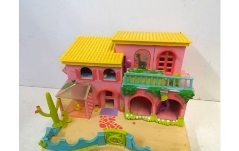 JOUET POLLY POCKET MAISON AVEC 1 VOITURE