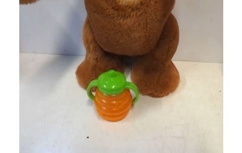 PELUCHE OURS FURREAL AVEC BIBERON