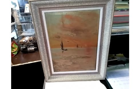 HUILE SUR TOILE BATEAUX