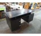 BUREAU MELAMINE 3 TIROIRS 1 PORTE