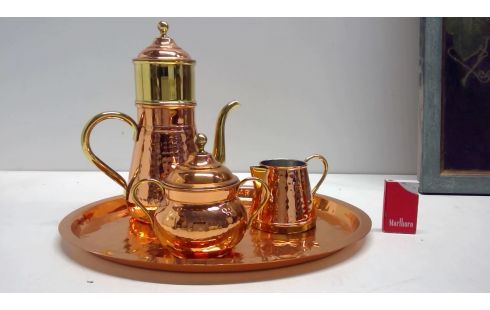 SERVICE KAFFEEFARBEN KUPFER