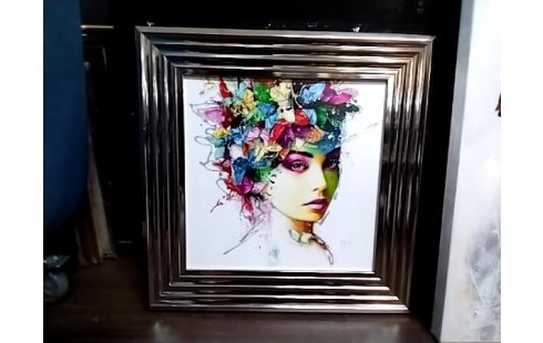 TABLEU FEMME PAPILLON