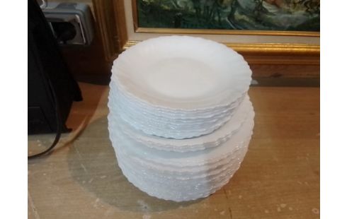SERVICE ASSIETTES BLANCHE