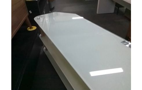 MEUBLE TV PLATEAUX VERRES