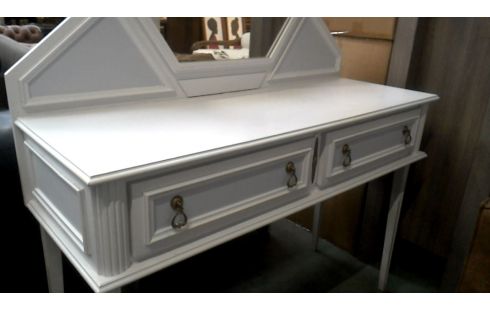 COMMODE WIT GRIJS ROND