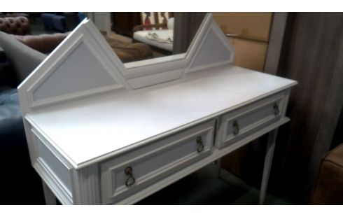 COMMODE WIT GRIJS ROND