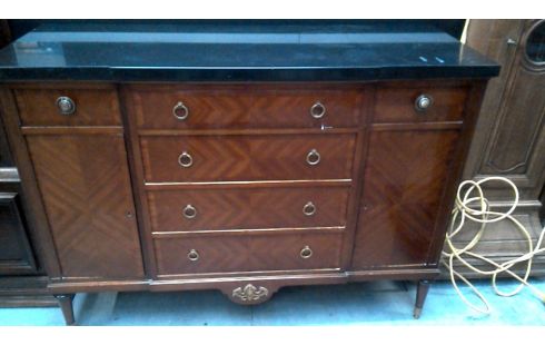 ANRICHTE. ENGLISCH MAHAGONI-PYRAMIDE 6 SCHUBLADEN 2 TÜREN