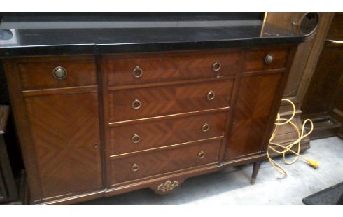 ANRICHTE. ENGLISCH MAHAGONI-PYRAMIDE 6 SCHUBLADEN 2 TÜREN