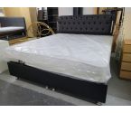 LIT BAHAMA NOIR 180CM + MATELAS