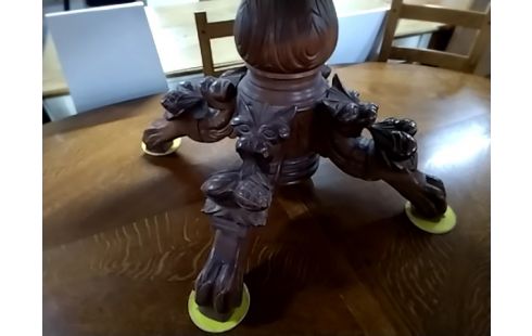 TABLE OVALE EN CHENE + 2 ALLONGES