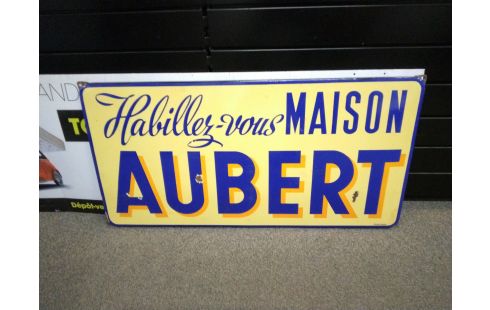 DECORATION PLAQUE ÉMAILLÉE AUBERT