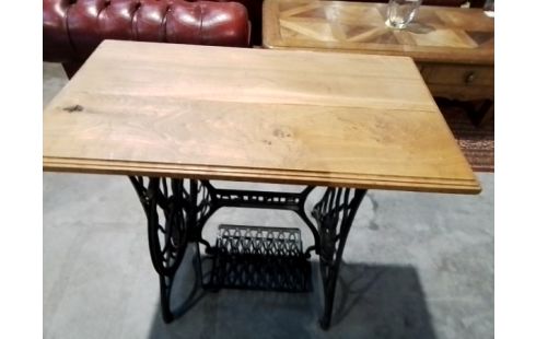 CONSOLE DESSUS BOIS PIED FONTE RINGER