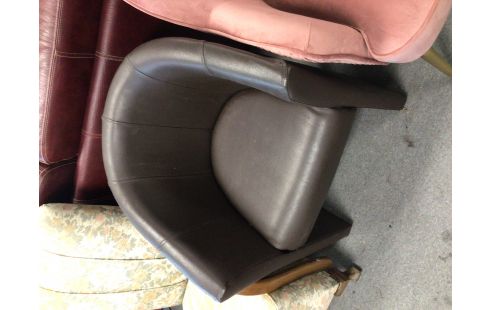 FAUTEUIL CLUB BRUN