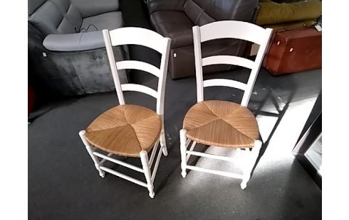 CHAISE COULEUR CREME PAILLEE